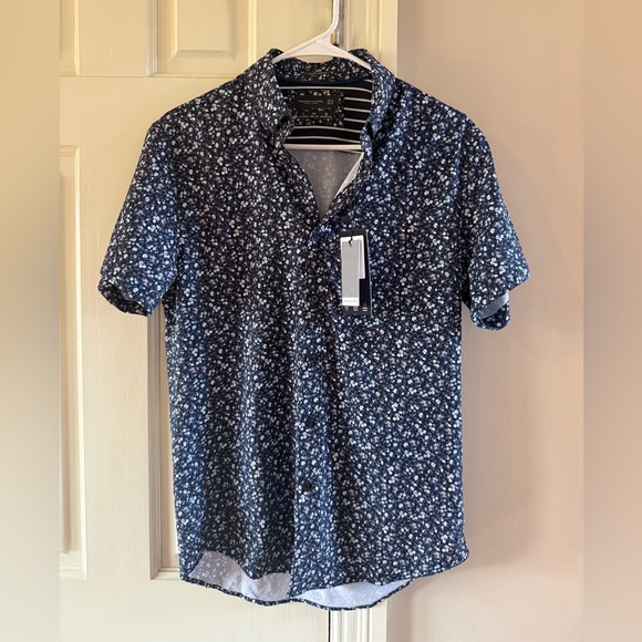 Denim & Flower Other - Denim & Flower Men’s Navy Floral Button Down Shirt